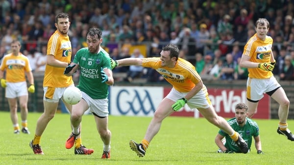 Barry Mulrone of Fermanagh and James Lavery of Antrim