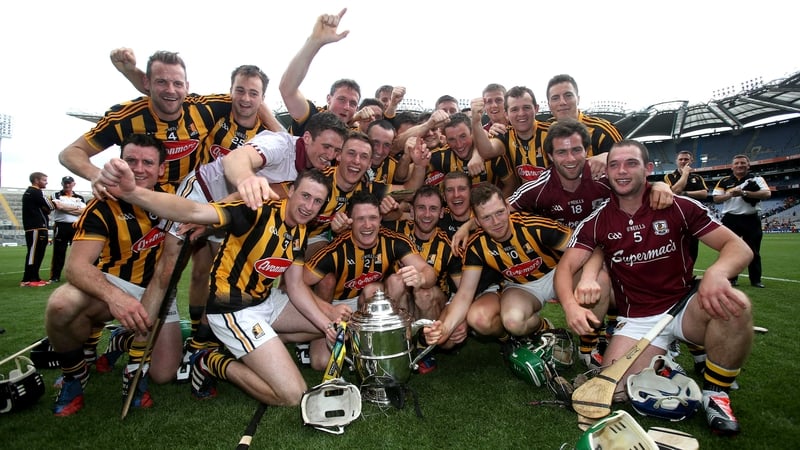 Kilkenny celebrate their success in the Bob O'Keeffe Cup