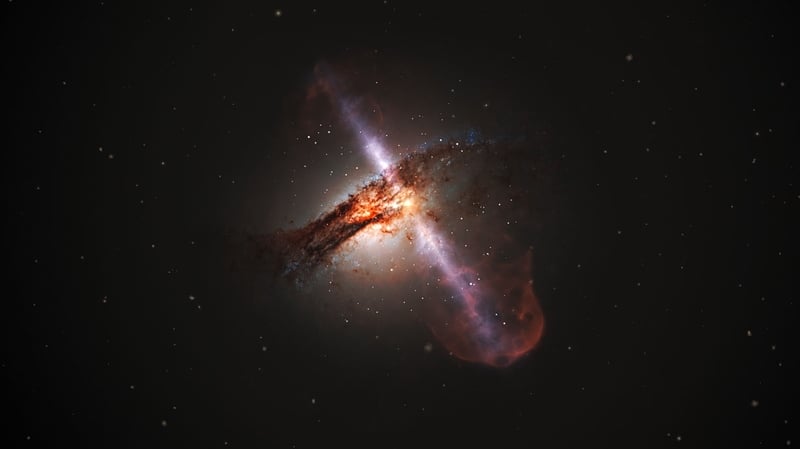 The study suggests there may be millions more supermassive black holes in the universe than previously thought (Pic: NASA/ESA)