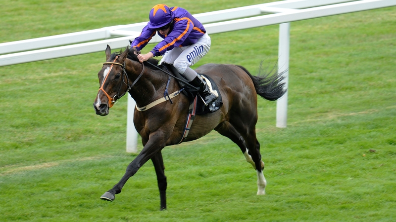 Simenon and Ryan Moore on their way to winning the 2012 Ascot Stakes