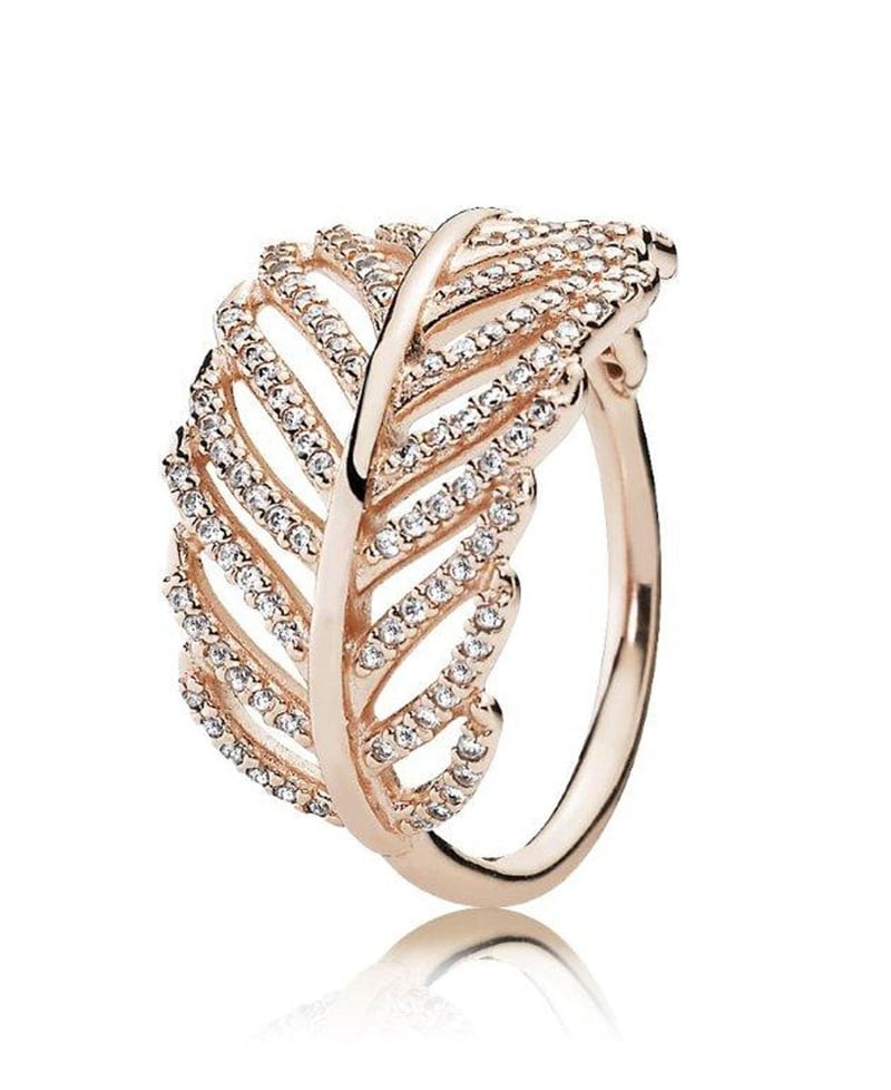 Shimmering Feather ring, €89