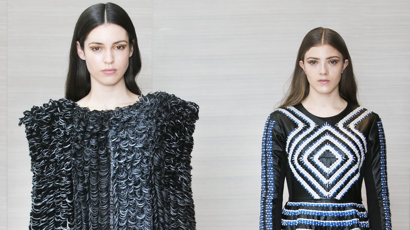 Designs by knitwear designer Derek Lawlor