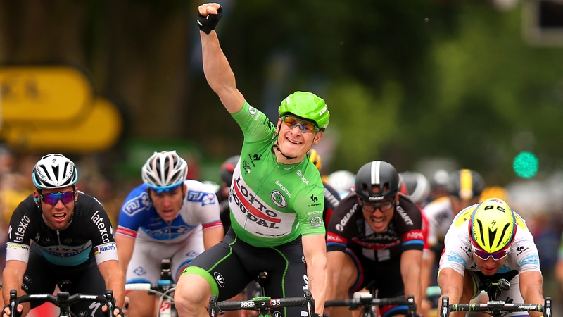 Andre Griepel wins stage five of the Tour de France