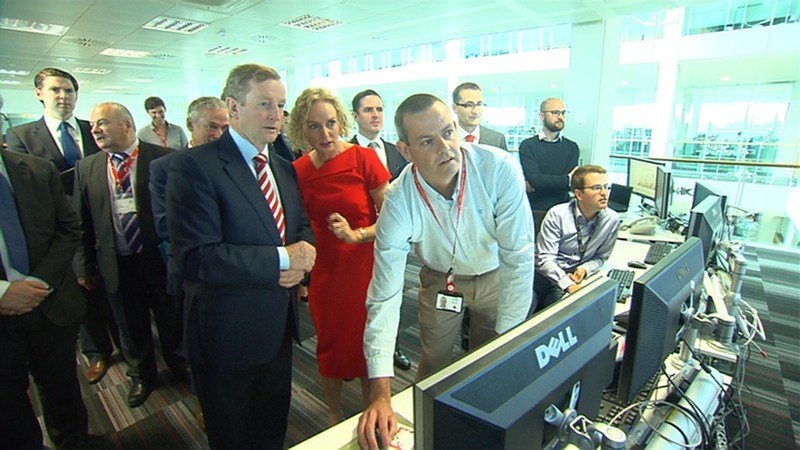 Enda Kenny at Vodafone today