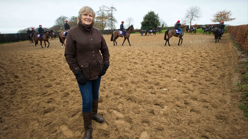 Jessica Harrington at her yard in Moone, Co Kildare