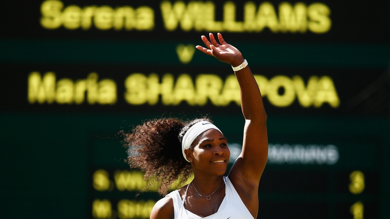 Serena Williams moves into Saturday's final