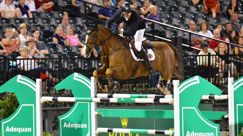 David Blake and Binkie en route to victory