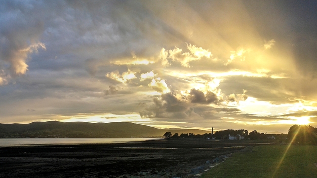 The sky over Carlingford Lough, taken from Rostrevor in Co Down by Maria Flynn