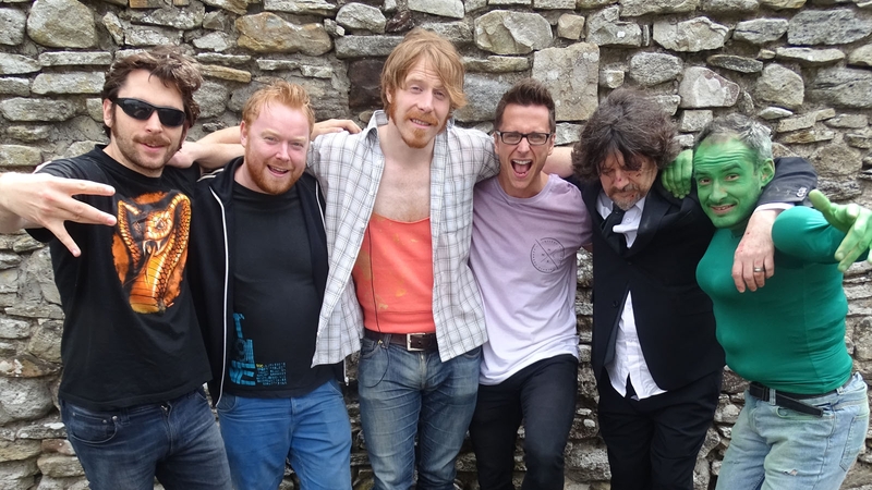 Hardy Bucks star Francis “The Viper” Higgins (far left)