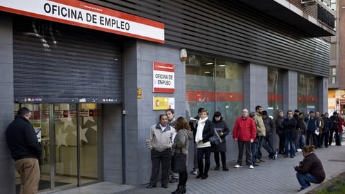 Sustained drops in Spain and Portugal one of the reasons for the overall fall in euro zone joblessness