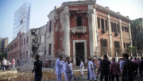 The explosion was likely caused by a bomb planted in a car parked near the consulate