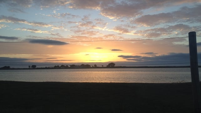 The beautiful sunrise at Baldoyle, near Portmarnock Beach (Pic: Siobhan McCoy)