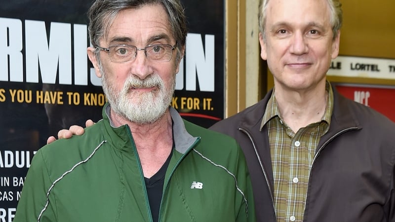 The late Roger Rees, left, and Rick Erice pictured in New York earlier this year