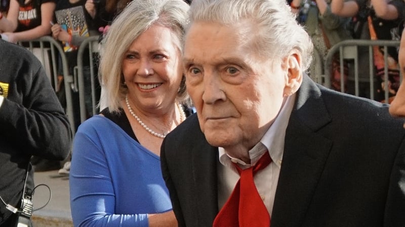 Lewis arrives at the 30th Rock and Roll Hall of Fame induction ceremony in April