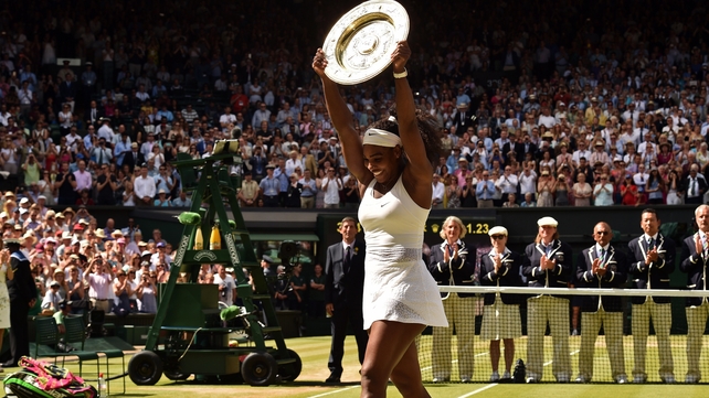 Serena Williams won her fifth Wimbledon ladies' singles crown at SW19