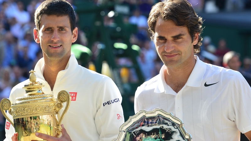 Novak Djokovic beat the Swiss in last year's final