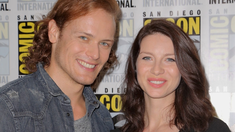 Sam Heughan and Caitriona Balfe - Returned to Comic-Con to savour the success of their series
