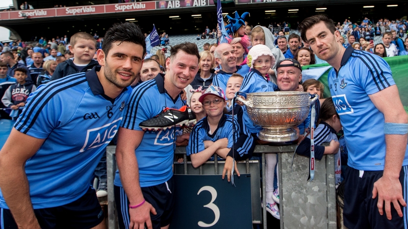 Dublin players celebrate after last year's Leinster victory