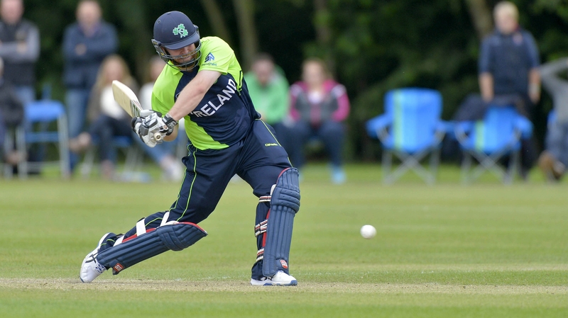 Paul Stirling hit 29 runs for Ireland