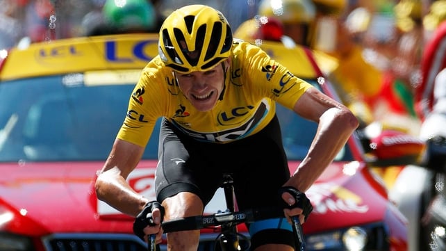 Chris Froome has assumed control of the maillot jaune in the Tour de France and powered to victory on stage ten