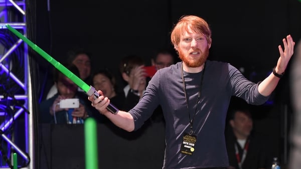 Domhnall Gleeson stars as General Hux in The Force Awakens