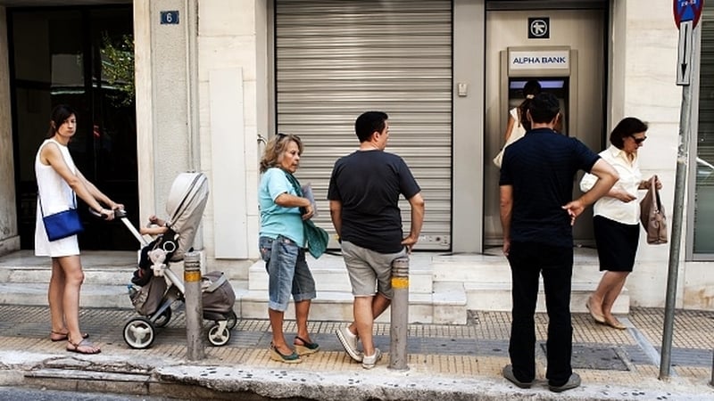 Greek banks lost their access to the ECB's cheap funding mechanism early last year