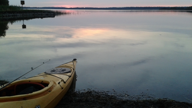 Kayaking on Lough Sheelin (Pic: David Brennan)