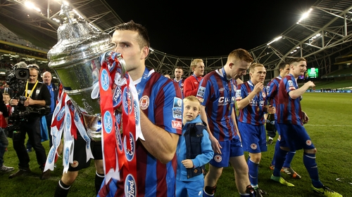 Christy Fagan kisses the cup last season