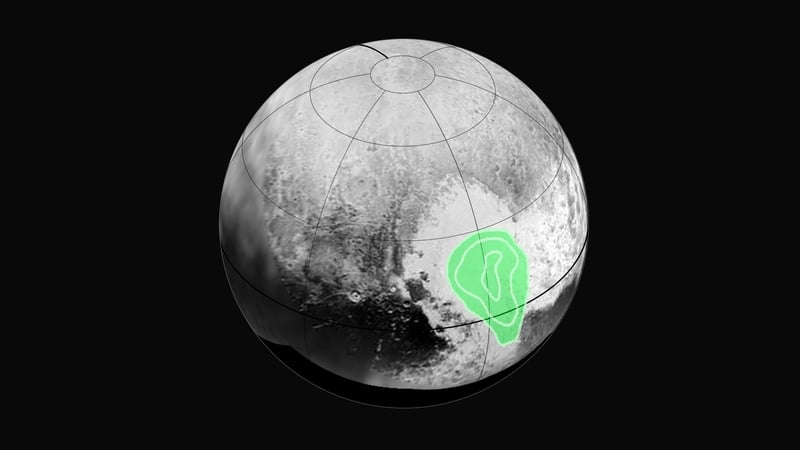 The ice mountains on Pluto may be up to 9kms deep and may still be geologically active