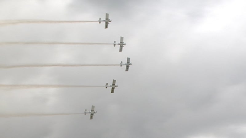 Up to 20 performances and over 30 aircraft took part the airshow, including some of the world's leading aerobatic performers