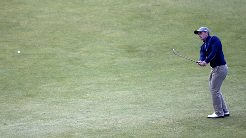 Paul Dunne stormed to the top of the leaderboard