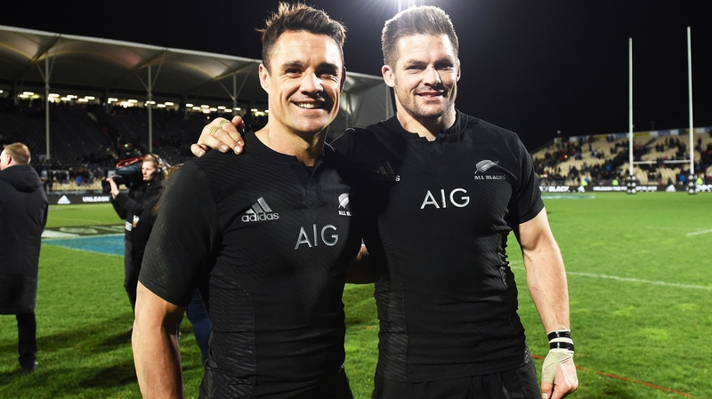 Richie McCaw and Dan Carter