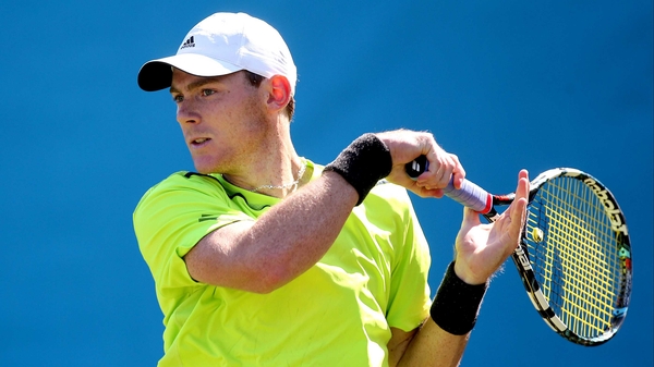 Second seed Sam Barry enjoyed a facile win over British opponent Howard Scott at Fitzwilliam LTC