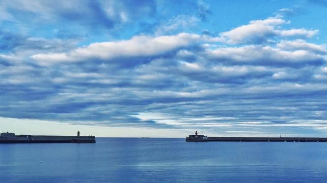 All calm at Dún Laoghaire, Dublin (Pic: Grace Connolly)
