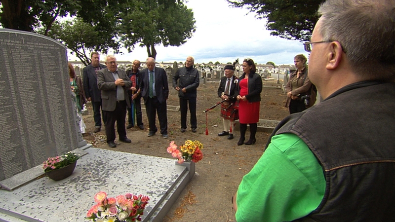 A commemoration event was held at Mount Jerome Cemetery this afternoon
