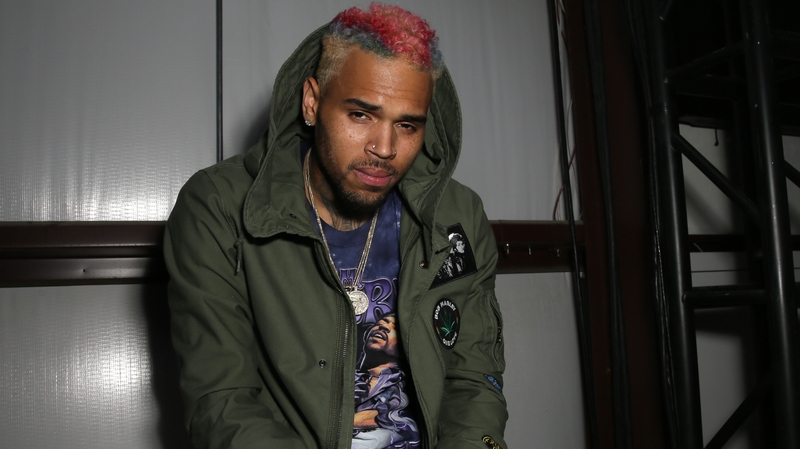Chris Brown performed to a packed crowd at a Manila arena on Tuesday