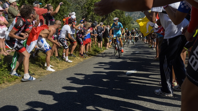 Italy's Vincenzo Nibali raced to victory on Sunday on home turf