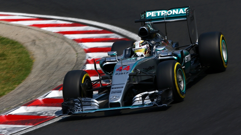 Lewis Hamilton set the pace in Hungary