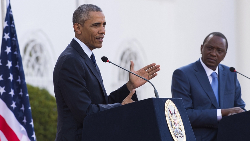 Barack Obama spoke on gay rights, saying discriminating against people for their sexual orientation eroded freedoms