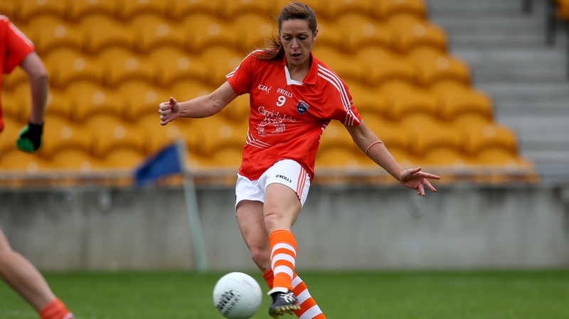 Caroline O’Hanlon was to the fore for Armagh