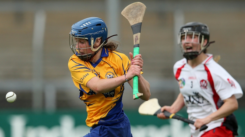 Clare's Aoife Keane scores the first goal of the game