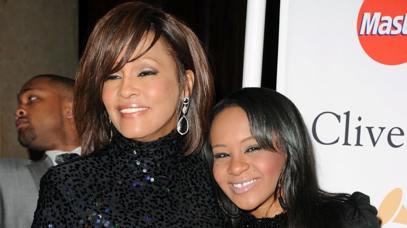 Whitney Houston and Bobbi Kristina Brown at the 2011 Pre-Grammy Gala and Salute to Industry Icons