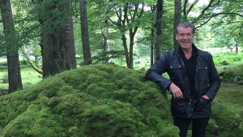 Pierce Brosnan: "Good bye my sweet home of Ireland that I can call you now after all these years abroad a wandering"