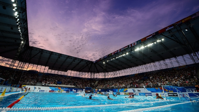 Russia and Italy meet on day five of the 16th FINA World Championships at the Water Polo Arena in Kazan, Russia
