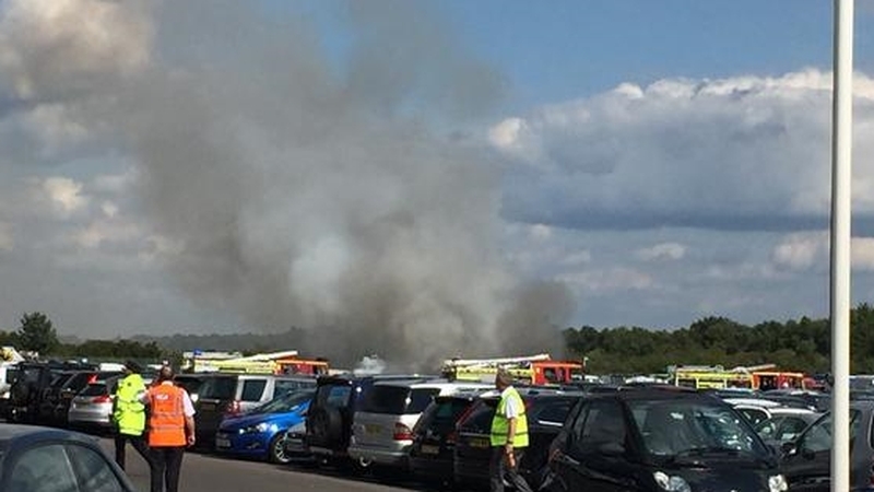 The accident happened at 3pm (Pic: @TubmanThomas)