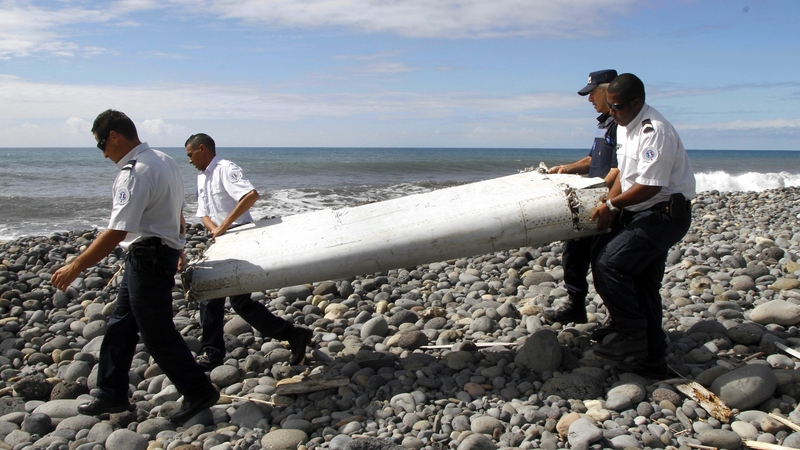Debris was found washed up on a remote Indian Ocean island in 2015