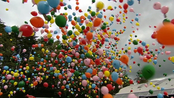 5,000 balloons released into sky in Tuam in fundraising effort