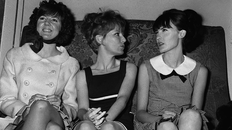 Cilla pictured with Sandie Shaw and Petula Clark in 1965