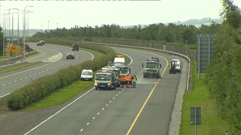 Preliminary indications are that a car may have been travelling southbound on the northbound carriageway