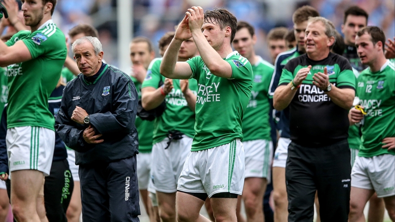 Pete McGrath and his players - beaten but unbowed
